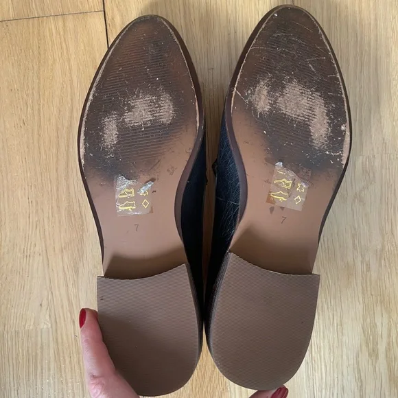Madewell black loafers, size 7, used twice - Picture 3 of 3